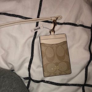 NWT COACH ID pouch